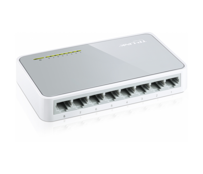 TP-LINK TL-SF1008D, 8 Port, Megabit, Yönetilemez, Masaüstü Switch