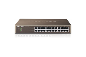 TP-LINK TL-SG1024D, 24 Port, GigaBit, Yönetilemez, Metal Kasa, Rackmount Switch