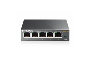 TP-LINK TL-SG105E, 5 Port, GigaBit, Easy Smart, Yönetilebilir, Metal Kasa, Masaüstü Switch