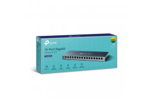 TP-LINK TL-SG116(UN) V2, 16 Port, GigaBit, Metal Kasa, Masaüstü Switch