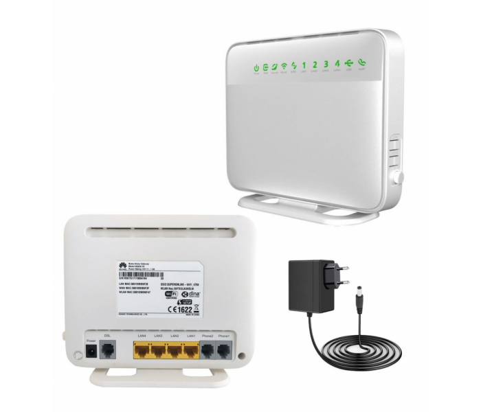 HUAWEI HG658 V2, 4 Port, 2.4Ghz Wifi, 300Mbps, Dahili Anten, VDSL2 MODEM