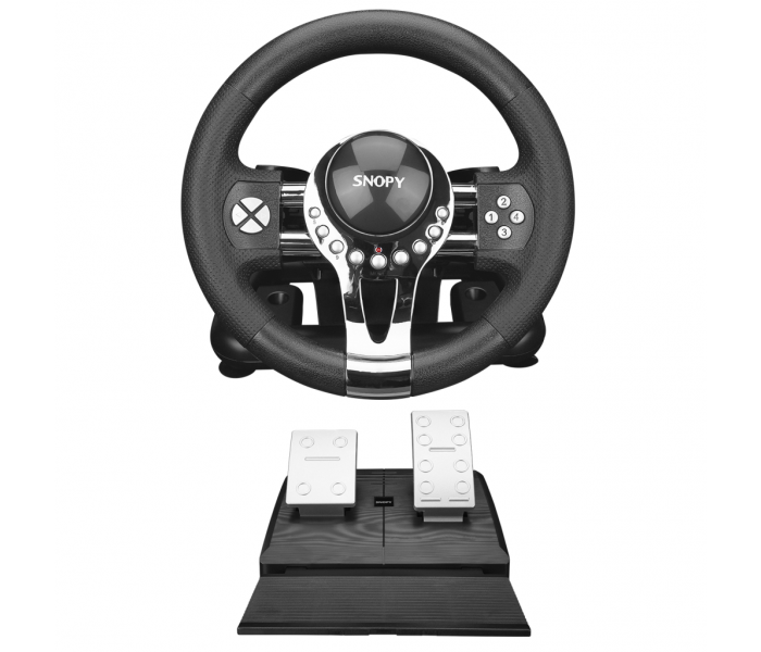 SNOPY V5H PRO, XBOX ONE S/PS4/PS3/PC/SWITCH, Direksiyon, Pedal, Vites, Titreşimli, Metalik Pro, Gaming Oyuncu Direksiyonu