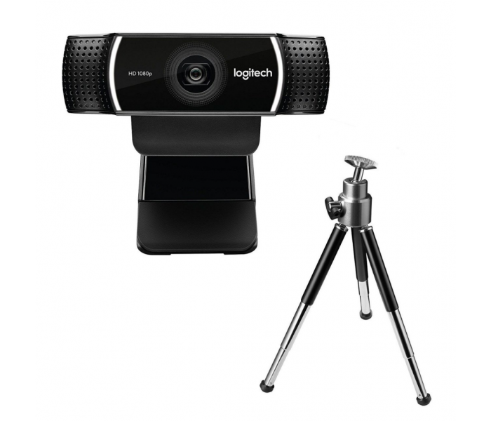 LOGITECH 960-001088, C922, PRO Strem 1080p/30 fps, Otomatik Işık Düzeltimi, Dahili Çift Mikrofonlu, Full HD, Webcam
