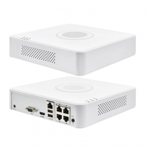 HIKVISION DS-7104NI-Q1/4P, 4Kanal PoE, 4Mpix, H265+, 1 HDD, UHD 1520P Kayıt, 40-60Mbps Bant Genişliği, NVR