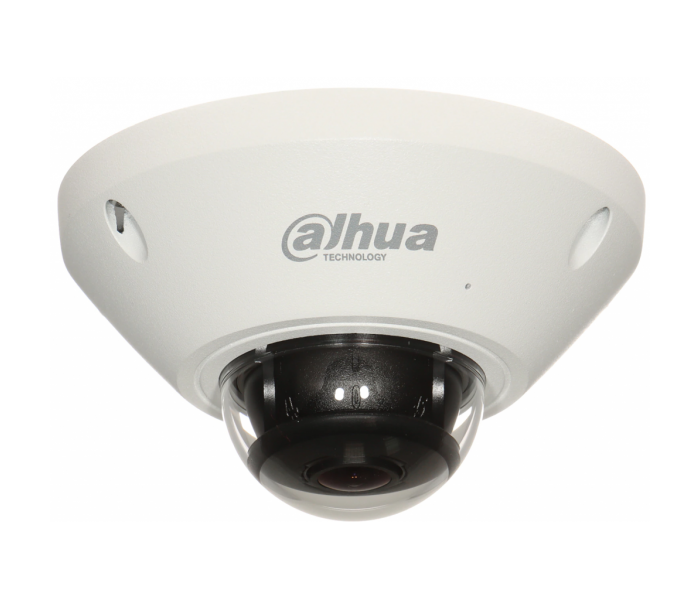 DAHUA  IPC-EB5541-AS, 5Mpix, 1.4mm Lens, 10Mt Gece Görüş, H265+, IK10, IP67, Dahili Mikrofon, Sd Kart, Metal Kasa, Fisheye  IP Kamera