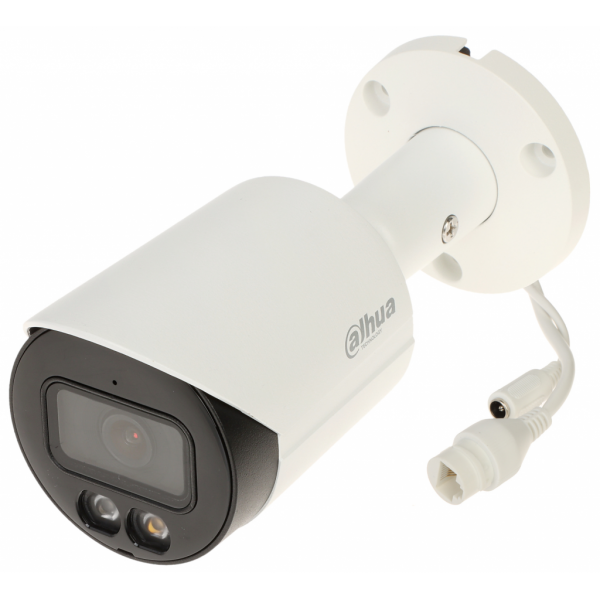 DAHUA  IPC-HFW2449S-S-IL, 4Mpix, Full Color, 3,6mm Lens, H265+, 30Mt Gece Görüşü, IP67, Dahili Mikrofon, PoE Bullet IP Kamera