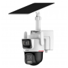 DAHUA  IPC-PTS2649C-3E3Z-4GB20, 2X 3Mpix, 2,8 Lens+3,6 Lens, WizColor, 50Mt Gece Görüşü, IP66,  Hybrid-zoom PT 4G Solar Ip Kamera