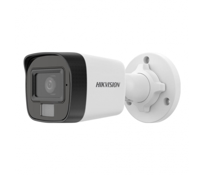 HIKVISION DS-2CD1021G2-LIUF 2Mpix, 2,8mm Lens,  H265+,20Mt Gece Görüşü, Hybrid Light, SD Kart,Dahili Mikrofon, PoE, Bullet IP Kamera