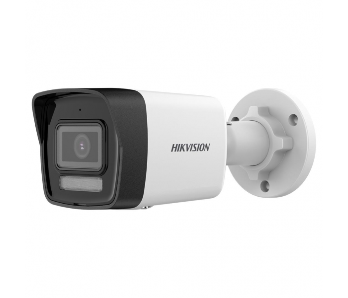 HIKVISION DS-2CD1043G2-LIUF 4Mpix, 2,8mm Lens,  H265+, 30Mt Gece Görüşü, Hybrid Light, SD Kart,Dahili Mikrofon, PoE, Bullet IP Kamera