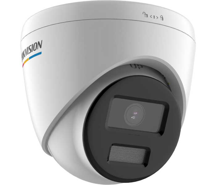 HIKVISION DS-2CD1343G2-LIUF 4Mpix, 2,8mm Lens, H265+, 30Mt Gece Görüşü, Hybrid Light, PoE, Mikrofonlu Dome IP Kamera