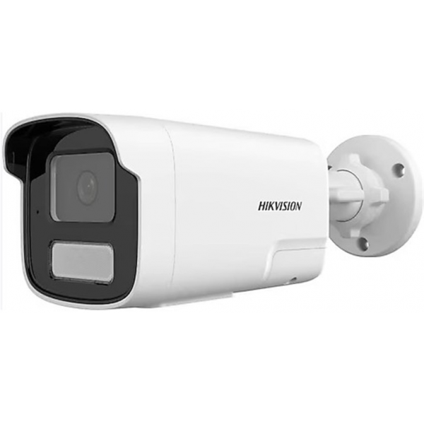 HIKVISION DS-2CD1T23G2-LIUF/SL 2Mpix, 4mm Lens,  H265+,50Mt Gece Görüşü, Hybrid Light, SD Kart,Dahili Mikrofon, PoE, Bullet IP Kamera