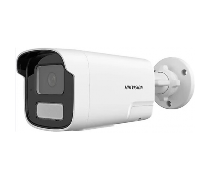 HIKVISION DS-2CD1T23G2-LIUF/SL 2Mpix, 4mm Lens,  H265+,50Mt Gece Görüşü, Hybrid Light, SD Kart,Dahili Mikrofon, PoE, Bullet IP Kamera