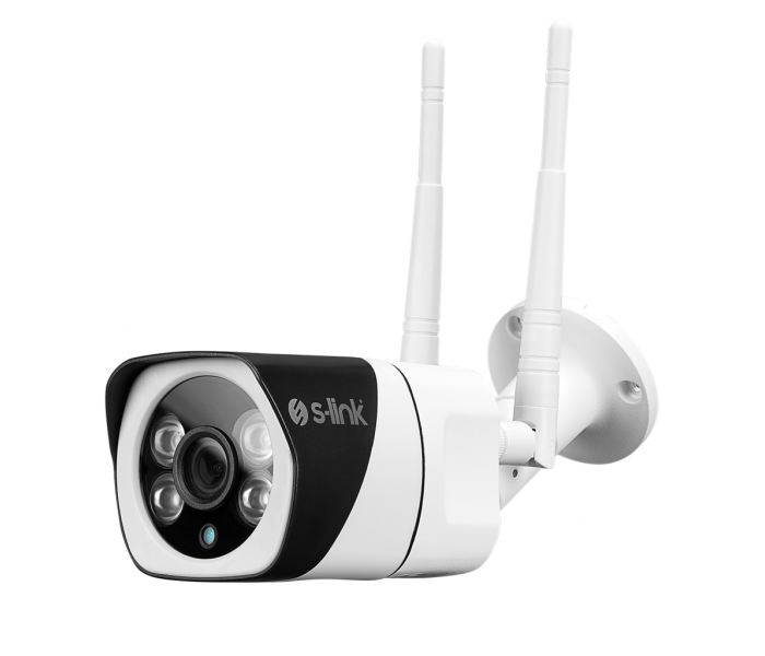 S-LINK DF-803W, Akıllı Güvenlik Kamerası, WiFi, 2Mpix, 3.6mm Lens, 10m. Gece Görüşü, Micro SD Kartlı, TUYA Yazılım