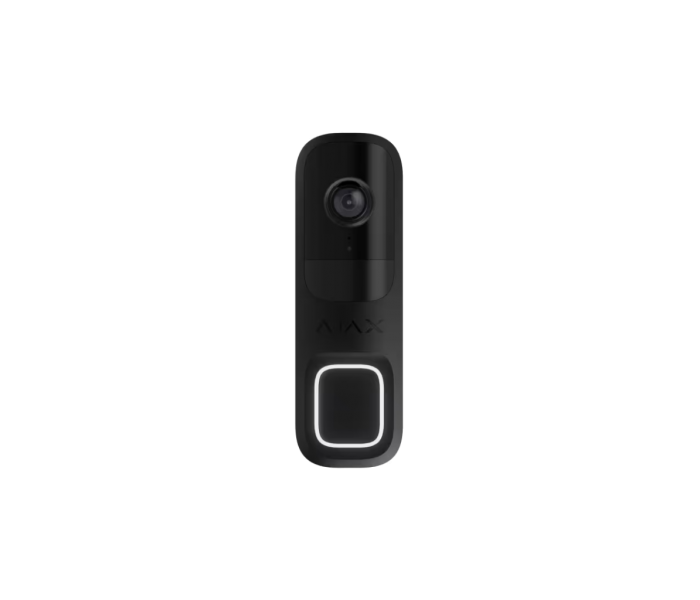 AJAX, DOORBELL, Kablosuz, Kameralı, Kapı Zili  Siyah