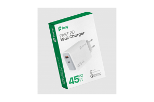 FENY FN-C45, 45W, USB+Type-C, Akıllı Isı Kontrol Chip, Qualcomm Quick Charge 3.0, ŞARJ Adaptörü