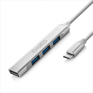 ENKADO EKD-TP50, Type-C to 3xUSB 2.0, 1xUSB 3.0, Metal, USB HUB