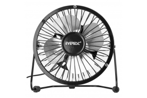 EVEREST EFN-482, 4lü Metal Kanat, Masaüstü, USB, Vantilatör