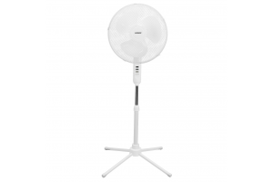 EVEREST FAN10, BEYAZ, EcoWind, 3 Kademeli Hız, 3lü 16" Kanat, 45W, Otomatik Salınım, Yükseklik Ayarlı, AC220, Vantilatör