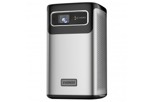 EVEREST PJ-DLP21, 5400 Lümen, 4K Destekli, 1xType-C, 1xHDMI, 1xUSB, WiFi, Bluetooth, 30.000 Saat Led Ömrü, 2x5W Speaker, 8000mAh Batarya, Taşınabilir, Android 9.0, 4K Projeksiyon Cihazı