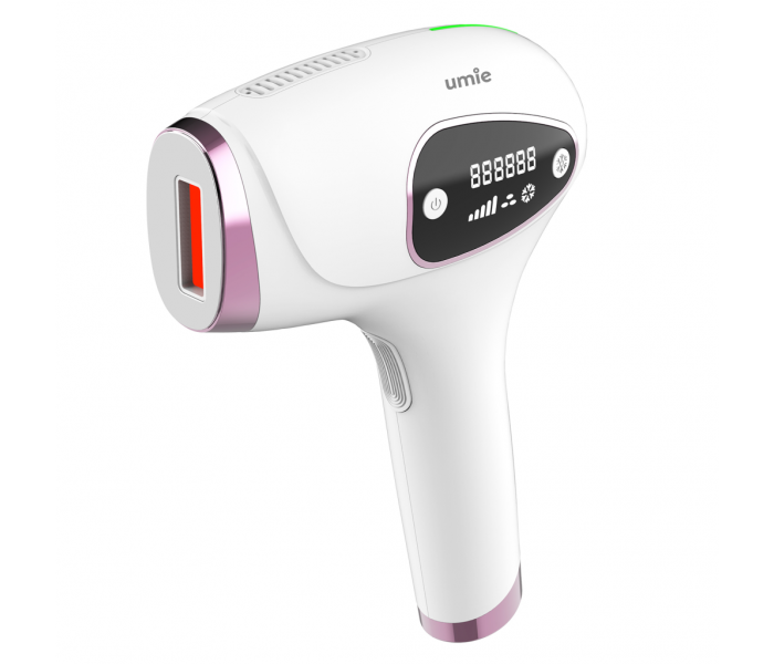 UMIE IPL98 Beyaz, 1Milyon Atım, Buzlu Quartz Tüp, 3 Başlık, 9 Hız Kademeli, IL Lazer Epilasyon Cihazı.