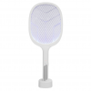 ASONIC AS-A25, Beyaz-Gri, 3000V, Raket Tipi, UV Mor Işıklı, 1200mAh, Bataryalı, Şarj Edilebilir, Sinek Öldürücü