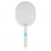 ASONIC AS-A26, Beyaz, 3000V, Raket Tipi, UV Mor Işıklı, 1200mAh, Bataryalı, Şarj Edilebilir, Katlanabilir, Sinek Öldürücü