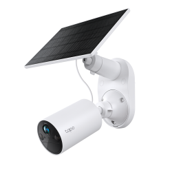 TP-LINK Tapo TC82 KIT (C410 KIT), 2K, 3,0Mpix, Dış Mekan, IP65, WiFi, 9Mt. Renkli Gece Görüşü, İki Yönlü Ses, Güneş Enerjili Güvenlik Kamerası Kiti