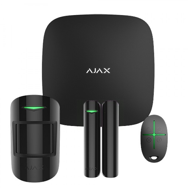AJAX (20287) STARTERKIT KABLOSUZ ALARM BAŞLANGIÇ SETİ (SİYAH)
