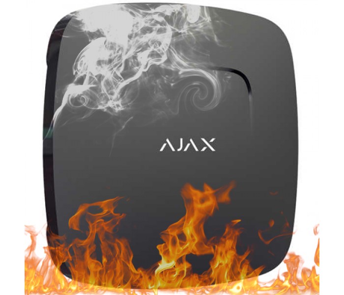 AJAX 8188 FİREPROTECT KABLOSUZ DUMAN VE ISI DEDEKTÖRÜ (SİYAH)