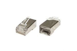 UBNT (TC-CON) RJ45 (8P/8C) CAT7 SHILDID MODÜLER PLUG (PAKET 1 ADET)