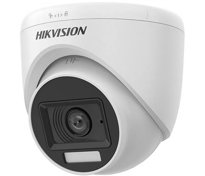 HIKVISION (DS-2CE76D0T-EXLPF) 2MP 2.8MM LENS 1080P HD-TVI SMART HYDBRID LIGH IR DOME KAMERA-20MT. 