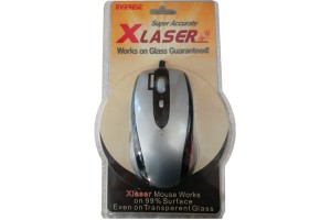 EVEREST (X-968) XLAZER 3D 6B/1T 2X USB KABLOLU OPTICAL SİYAH MOUSE