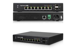 UBNT (ES-8-150W) 8 PORT GIGABIT POE 24V-48V 2 PORT SFP SWITCH -YÖNETİLEBİLİR 