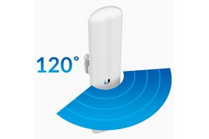 UBNT LITEBEAM (LAP-120) 5AC GHZ 2x2 MIMO AIRMAX 120 DERECE 16dBi 450MBPS ACCESS POINT(ADAPTÖR DAHİL)