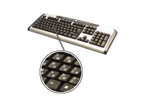 EVEREST (KB-801C) MULTIMEDYA PS/2 İNGİLİZCE RUSÇA GRİ-SİYAH KLAVYE
