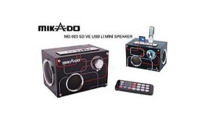 MIKADO (MD-903) IPOD+USB+SD ŞARJ EDİLEBİLİR SPEAKER