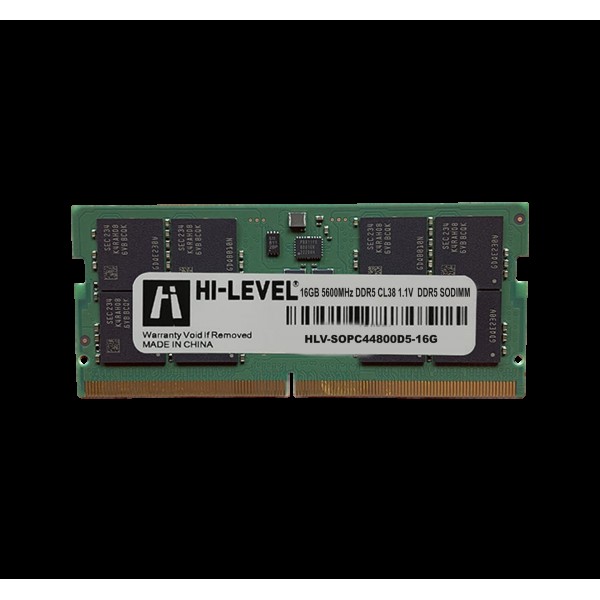 16GB DDR5 5600MHZ SODIMM 1.1 HLV-SOPC44800D5-16G
