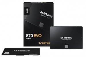 500GB SAMSUNG 870 560/530MB/s EVO MZ-77E500BW SSD (Resmi Distribütör Garantili)