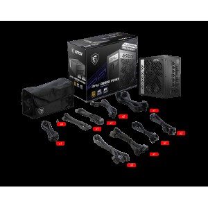 MSI MPG A850G PCIE5 850W 80+ GOLD POWER SUPPLY