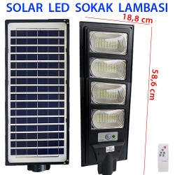 HERO (HL-5153) 200W SOLAR SOKAK ARMATÜRÜ