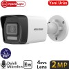 HIKVISION (DS-2CD1023G2-LIUF) 2MP 4MM SMART HYBRIT LIGTH SESLİ POE IR BULLET KAMERA 30MT