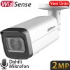 DAHUA (IPC-HFW2241T-AS) 2MP 3.6MM STARLITE IR IP67 IK10 POE METAL SD BULLET SESLİ IP KAM.80MT