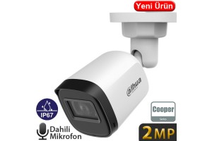 DAHUA (HAC-B1A21-U-A-0360B) 2MP 3.6MM PLASTİK MİKROFONLU HDCVI BULLET 20MT 