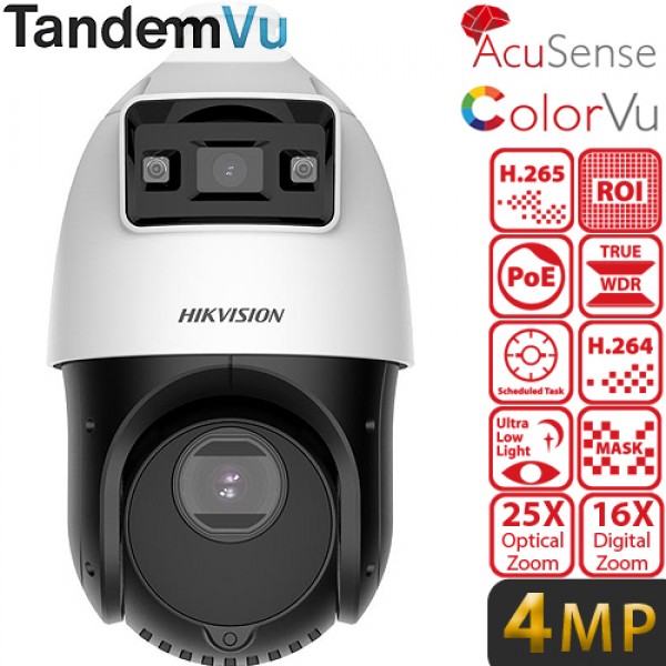 HIKVISION (DS-2SE4C425MWG-E(14F0)) 4MP 25X TANDEMVU DIŞ ORTAM IP PTZ KAMERA