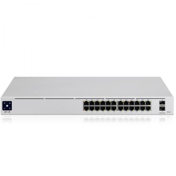 UBNT (USW-24) 24 PORT 24 PORT 10/100/1000 2X1G SFP L2 RACKMOUNT SWITCH(YÖNETİLEBİLİR)