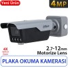 DAHUA (ITC413-PW4D-IZ1) 4MP 2.7-12MM 4X OPTİK ZOOM DAH.MİK. IP 67 PLAKA OKUMA KAMERASI