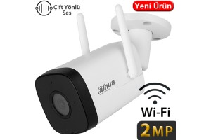 DAHUA (IPC-HFW1230DT-STW) 2MP 2.8MM DAH.MİK.VE HOP. 256GB SD H265 WIFI BULLET KAMERA 30MT.