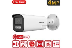 HIKVISION (DS-2CD1643G2-LIZSU/SL) 4MP 2.7-13.5MM MOT. LENS DUAL LIGHT IP66 IK10 512GB SD BULLET KAM.