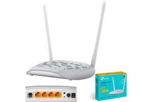 TP-LINK (TD-W9950) 4 PORT ETHERNET 300Mbps 2x5DBi ADSL2 ROUTER MODEM 