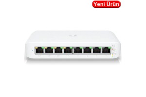 UBNT (USW-LITE-8-POE) TOPLAM 8 PORT 4X GİGABİT POE 54W + 4XGİGABİT ETHERNET SWİTCH